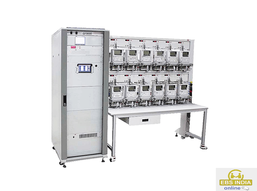 GF3000 STATIONARY MULTI-POSITIONS THREE PHASE ENERGY METER TEST BENCH